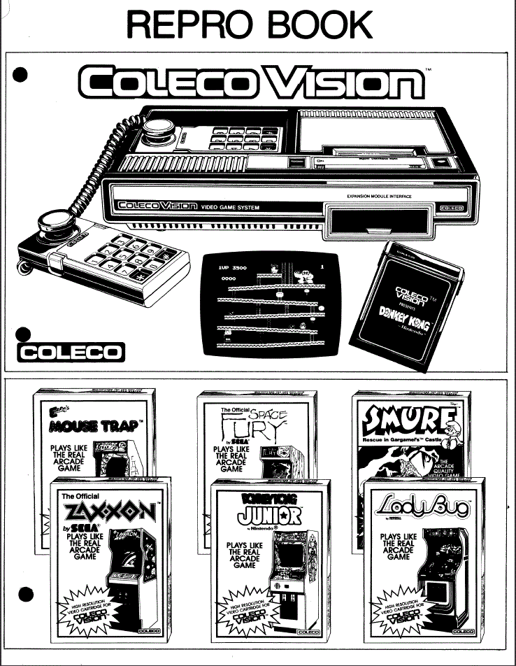 ColecoVision Reproduction Book - vintage gaming reproduction guide